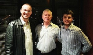 Encontro com o proprietário da cervejaria Kustmann, Sr. Armin, no Terrazza 40, em Curitiba