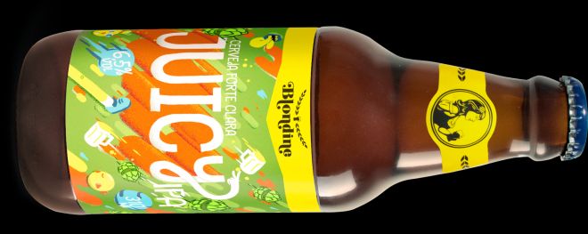 Lançamento Cervejaria Blondine - Juicy IPA - Rótulo