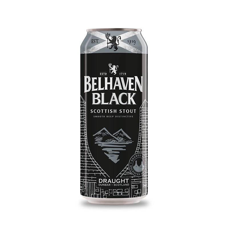 Cerveja Belhaven Black Irish Dry Stout 440 ml